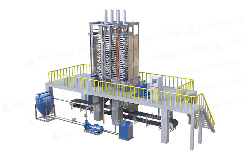 Вертикальный автоматический фильтр-пресс TFP